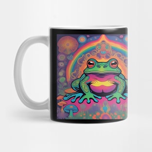 Psychedelic Toad Trippy Frog Mug